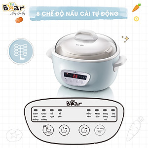 Nồi Nấu Cháo, Nấu Chậm 2,5L Bear SUBE003 - Hàng chính hãng