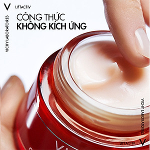 Kem dưỡng sáng da,mờ thâm nám ban đêm Vichy Liftactiv Collagen Specialist Night 50ml