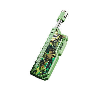 Vỏ hộp quẹt bật lửa ngọn ZB-196A có ô quan sát dung lượng ga, đầu thu ngắn kéo dài linh hoạt