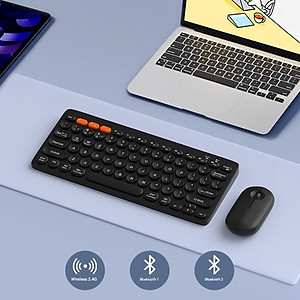 Bộ Bàn Phím Chuột không dây Bluetooth 5.0 USB2.4g K902  cho máy tính , Laptop , điện thoại , Tablet hàng nhập khẩu