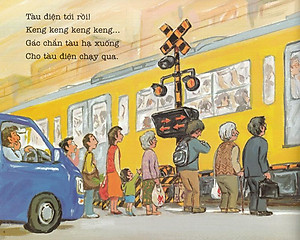 Ehon - Thực Phẩm Tâm Hồn Cho Bé - Tàu Điệntới Rồi (Tái Bản 2021)