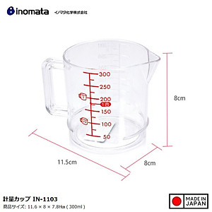 Cốc đong đa năng có vạch chia Inomata - Hàng nội địa Nhật Bản | Made in Japan