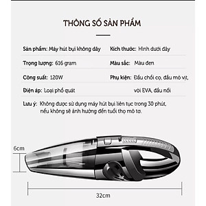 Máy Hút Bụi Cầm Tay Không Dây Cao Cấp hàng nhập khẩu