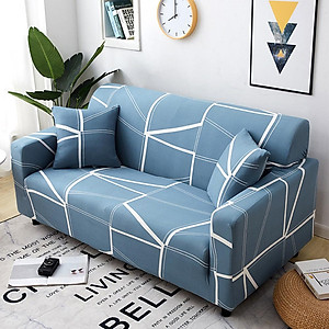 Stretch Slipcover Elastic Stretch Sofa Cover with Pillowcase for Living Room Couch Cover