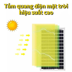 Đèn năng lượng mặt trời đèn pha100W 200W 300W 500W LED vỏ nhôm chống nước thời gian sáng kéo dài