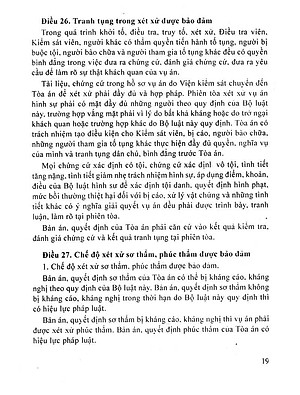 Sách Bộ Luật Tố Tụng Hình Sự Của Nước Cộng Hoà Xã Hội Chủ Nghĩa Việt Nam (2016)
