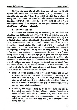 Khoa Học Dữ Liệu Với Python (Sách chuyên khảo dành cho sinh viên ngành Công gghệ Thông tin, Khoa học Dữ iiệu Và Kinh tế số) - TS. Vũ Văn Hiệu, TS. Ngô Văn Bình, TS. Nguyễn Thị Vân, ThS. Nguyễn Quốc Tuấn