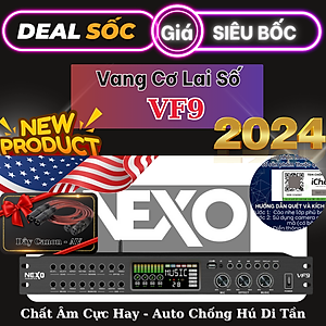 Vang Cơ Lai Số NEXO VF99 - Chống Hú Tự Động Di Tần - Tích Hợp Echo - Delay - Rerverb Siêu Hay - Hàng Nhập Khẩu