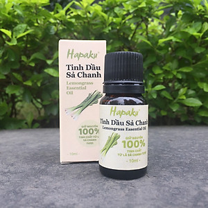 Tinh Dầu Sả Chanh Tự Nhiên Nguyên Chất 10ml Hapaku