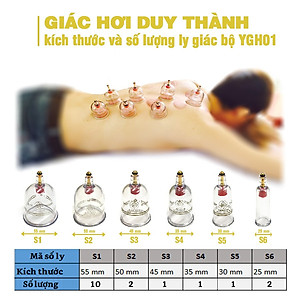 Bộ Giác Hơi Không Dùng Lửa Duy Thành YGH01