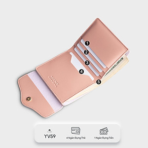 Ví Yuumy (  Thời trang nữ dáng cầm tay nhỏ gọn - Ví da Seasand YV59 )