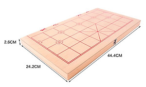 Bộ Cờ Tướng Gỗ + Bàn Cờ Tướng 40*35cm, Cờ Tướng Gỗ Có Bàn Là Hộp Đựng Chính Hãng