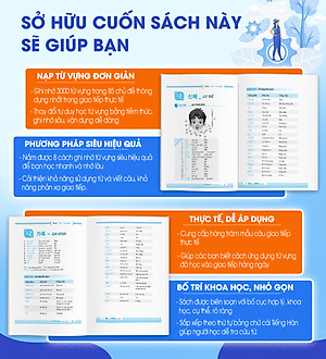 Sách 3000 Từ Vựng Tiếng Hàn Theo Chủ Đề - Làm Chủ Từ Vựng Tiếng Hàn Sau 3 Tháng