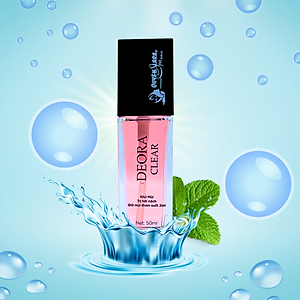 Xịt Khử Mùi Hôi Nách DEORA CLEAR 50ml, Khử Mùi Toàn Thân, Ngăn Tiết Mồ Hôi, Lưu Hương Suốt 24H