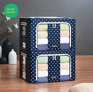 Bộ 3 Túi Đựng Chăn Màn Khung Sắt Gấp Gọn miDoctor (CÓ CHỌN MÀU)