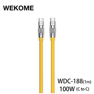 Cáp Sạc Nhanh Wekome 100W Wdc-188 2 Đầu Type-C Dây Dài 1m