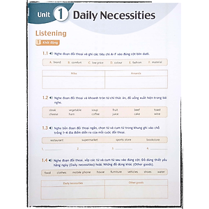 Sách IELTS Trung Học Intermediate Book 1