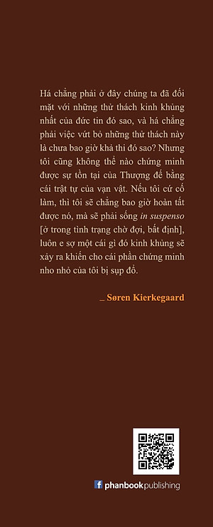 NHỮNG MẨU VỤN TRIẾT HỌC - Søren Kierkegaard - Nguyễn Nguyên Phước dịch - (bìa mềm)