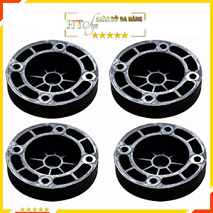 Bộ 04 chân đế cao su chống rung máy giặt   - HT SYS - Đế chống rung máy giặt - Đế chống ồn máy giặt, máy sấy,tủ lạnh, bàn ghế - Giao màu ngẫu nhiên