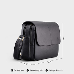 Túi Lata ( Thời trang nam công sở cỡ trung - Túi đeo chéo da TN27 )