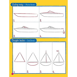 Sách Họa Sĩ Tí Hon - Learn To Draw... Things That Go! - Nào, Ta Cùng Học Vẽ… Các Loại Phương Tiện!