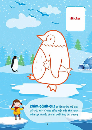 Sách Con Tô Màu - Thám Hiểm Bắc Cực