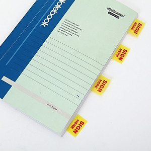 Dính đánh dấu trình ký Deli