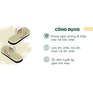 Dép chiếu Hương Quế DCQ-12 là một sản phẩm thủ công đẹp, sang trọng và tốt cho sức khoẻ người mang