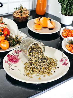 Muối mè đậu phộng - hạt điều Mộc Lan (hũ 500g)