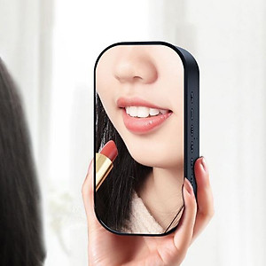 Loa Bluetooth Mini Cao Cấp S5 Hỗ Trợ USB Kiêm Đồng Hồ Báo Thức Và Gương Soi Tiện Lợi + Tặng Tai Nghe Nhét Tai