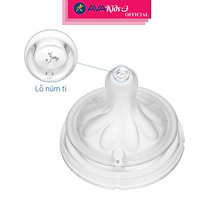 Bộ 2 núm ti Philips Avent SCY966/12 cổ rộng size 6 (từ 9 tháng) - Hàng Chính Hãng
