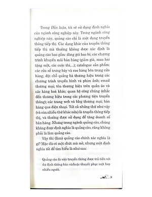 Sách Dẫn Luận Về Quảng Cáo