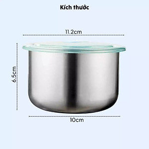 Hộp Đựng Thực Phẩm Bằng Inox, Hộp Inox 304 Có Nắp Nhựa Siêu Tiên Lợi - Hộp Bảo Quản Thực Phẩm - HÀNG CHÍNH HÃNG MINIIN