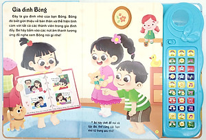 Tủ Sách Tương Tác - Sách Âm Thanh - Bé Học Nói - Phiên Bản Đặc Biệt Với 30 Nút Bấm