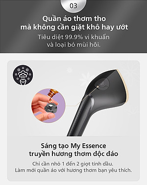 Bàn Ủi Hơi Nước Trụ Đứng Philips STE3170 /80 Có Cầu Ủi StyleBoard nghiêng, Premium (2000W) - Hàng Chính Hãng