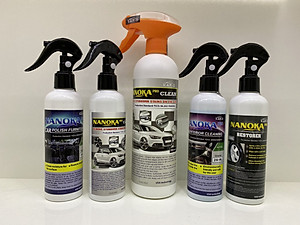 Vệ sinh nội thất ô tô, tẩy vết bẩn trên ghế da ô tô, vệ sinh ghế da ô tô, vệ sinh ghế sofa Nanoka 250ml
