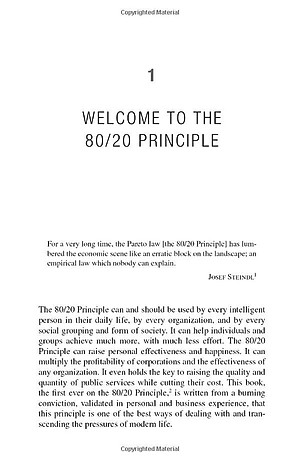 Sách The 80/20 Principle: The Secret to Success by Achieving More with Less