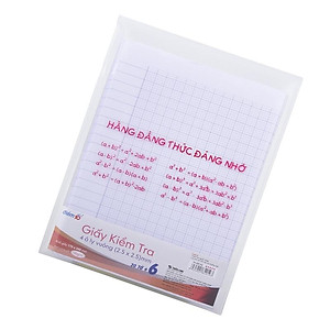 Giấy Kiểm Tra TP-GKT02 (4 Ôly Vuông)