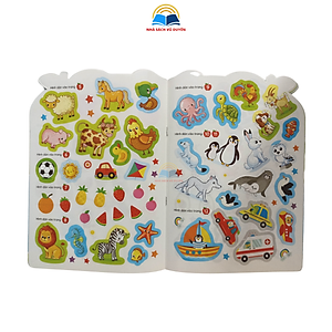 Sách - Bóc Dán Phát Triển Trí Tuệ Cảm Xúc CQ, IQ, EQ 299+ Stickers (6 Cuốn)