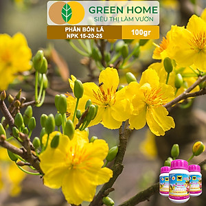 Phân Bón Lá Đầu Trâu MK 501-701-901, GreenHome,Chai 100GR,Đặc Biệt Dành Cho Hoa Lan Và Cây Cảnh