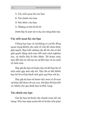 Sách Muốn Thành Công Nói Không Với Trì Hoãn – 21 Nguyên Tắc Vàng Đập Tan Sự Trì Hoãn
