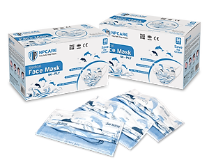 Khẩu trang y tế 4 lớp Save the Ocean NPCARE - Hộp 50 cái