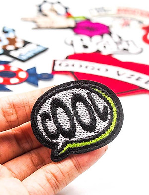 Set 13 Patch vải sticker ủi - Streetstyle 1