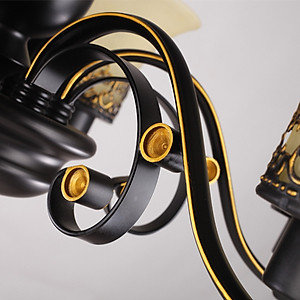 Đèn chùm CELO phong cách cổ điển Bắc Âu (Loại 8 bóng)