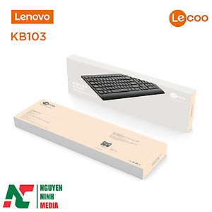 Bàn Phím Văn Phòng Lenovo Lecoo KB103 - Hàng Chính Hãng