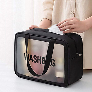 Túi đựng mỹ phẩm, đồ trang điểm đi du lịch trong suốt, chống thấm nước tiện dụng - HENRYSA