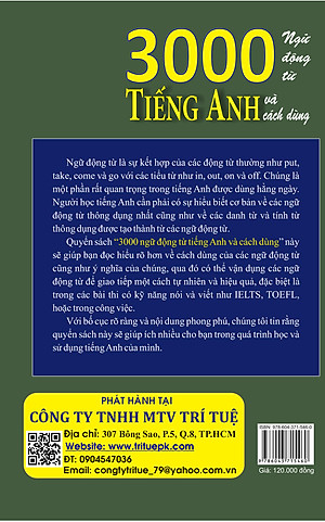 3000 ngữ động từ tiếng Anh và cách dùng