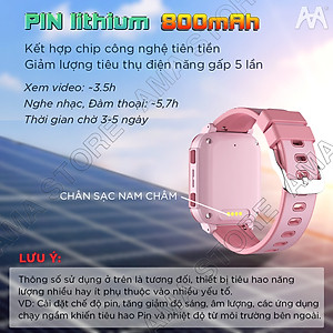 Đồng hồ Thông minh AMA Watch Y86 có CHPlay xem được Youtube có Za.lo Gắn sim 4G Định vị Kép GPS Wifi cho Trẻ em cấp 1 2 - Hàng chính hãng