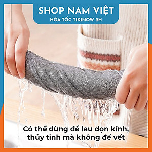 Khăn Than Tre Kháng Khuẩn Tẩy Dầu Mỡ, Dễ Vệ Sinh