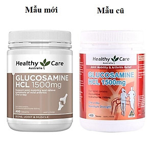 Viên uống tái tạo sụn khớp Healthy Care Glucosamine HCL 150mg chính hãng Úc 400 viên